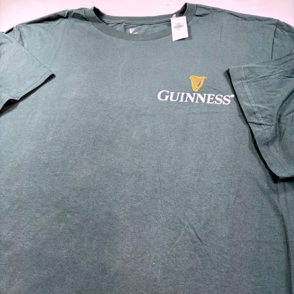 Guinness Toucan Graphic T-Shirt Mens XXL‎ Green Tshirt short sleeve NWT Unisex - Picture 3 of 6